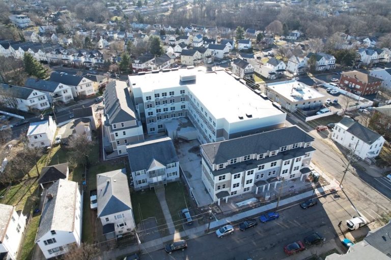 Multi-family building and surrounding neighborhood, Kurt J. Ludwig, AIA