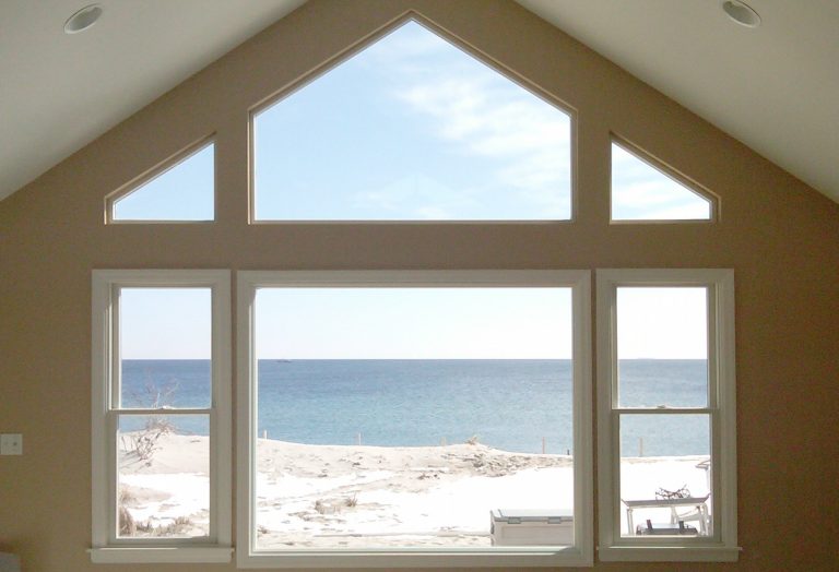 Great room with ocean views designed by Kurt J. Ludwig, AIA