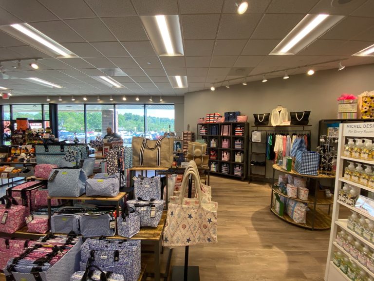 Sales floor of the Norman’s Hallmark store at Ryders Crossing, Milltown, NJ