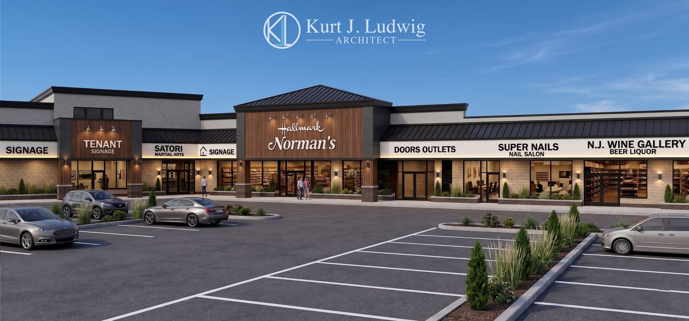 Rendering of the new Norman’s Hallmark store at Ryders Crossing, Milltown, NJ