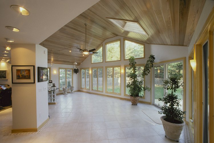 Sunroom addition with vaulted ceiling by Kurt J. Ludwig, AIA